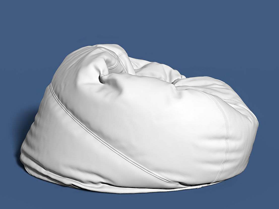5 bean bag models 3D model_21