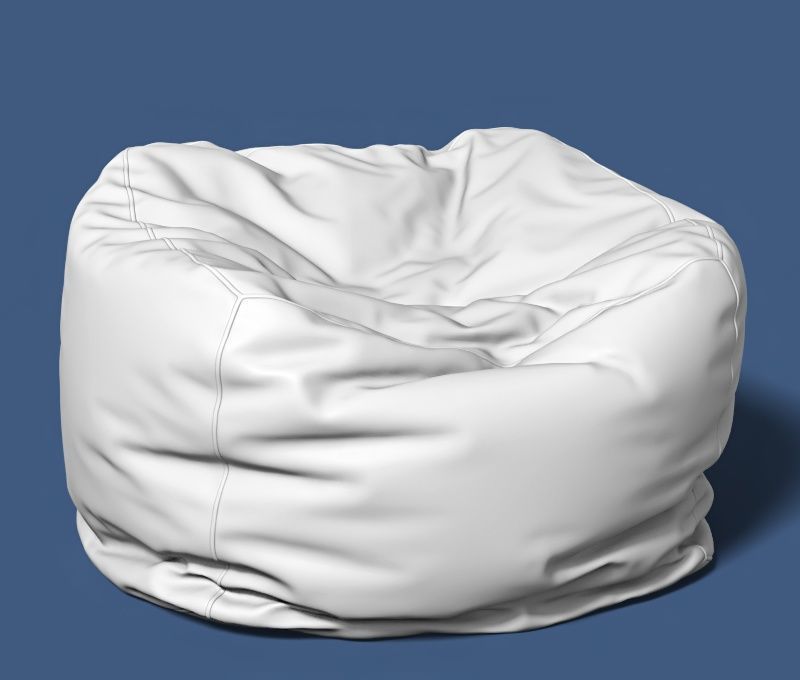 5 bean bag models 3D model_38