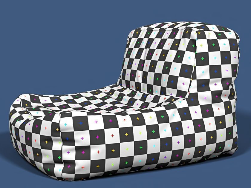 5 bean bag models 3D model_56