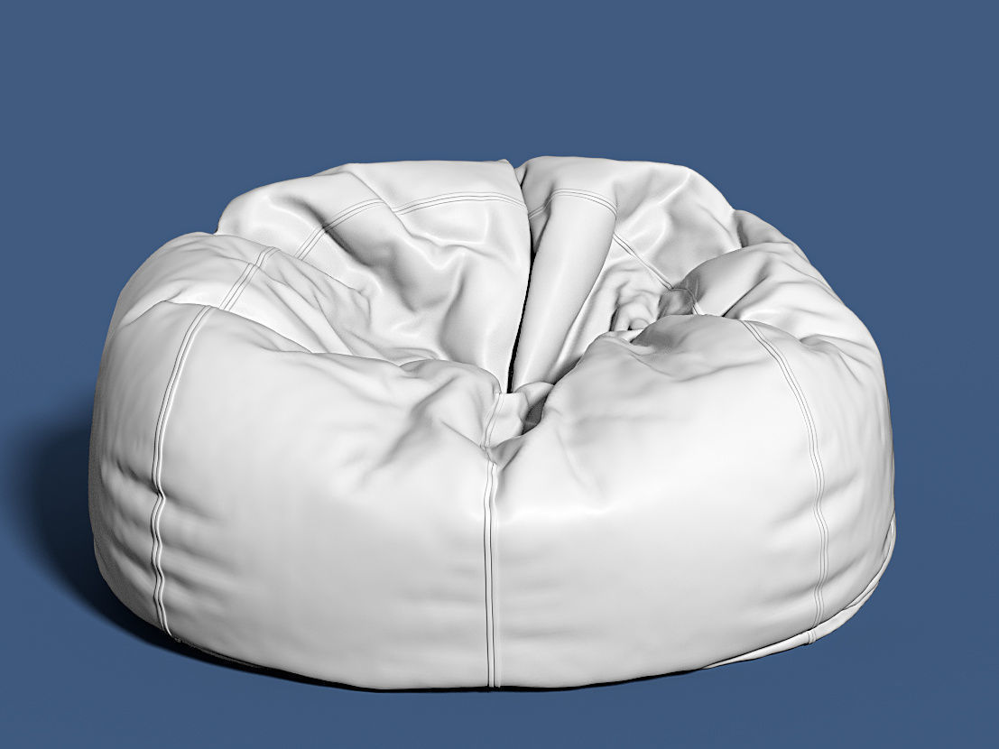 5 bean bag models 3D model_26