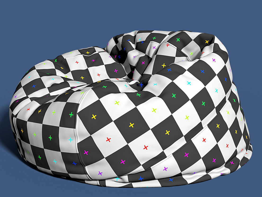 5 bean bag models 3D model_33