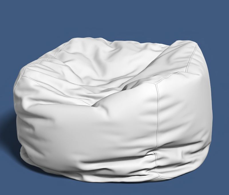 5 bean bag models 3D model_40