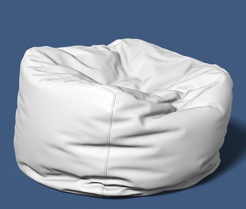 5 bean bag models 3D model_37