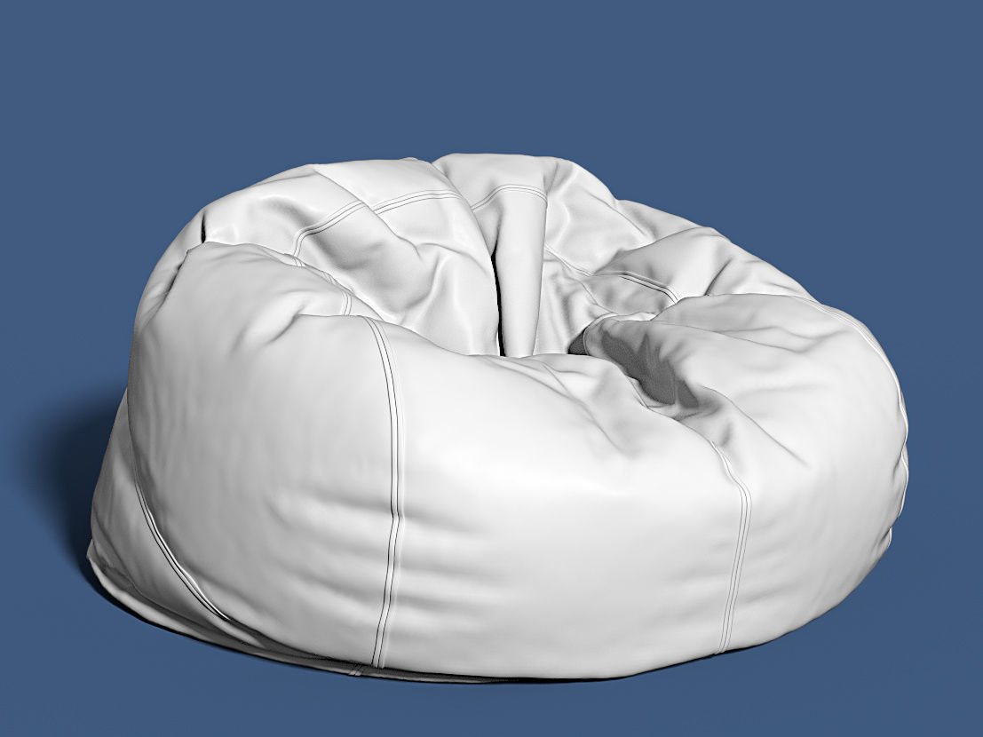 5 bean bag models 3D model_24