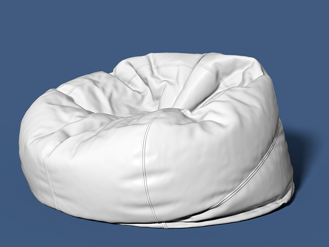 5 bean bag models 3D model_29
