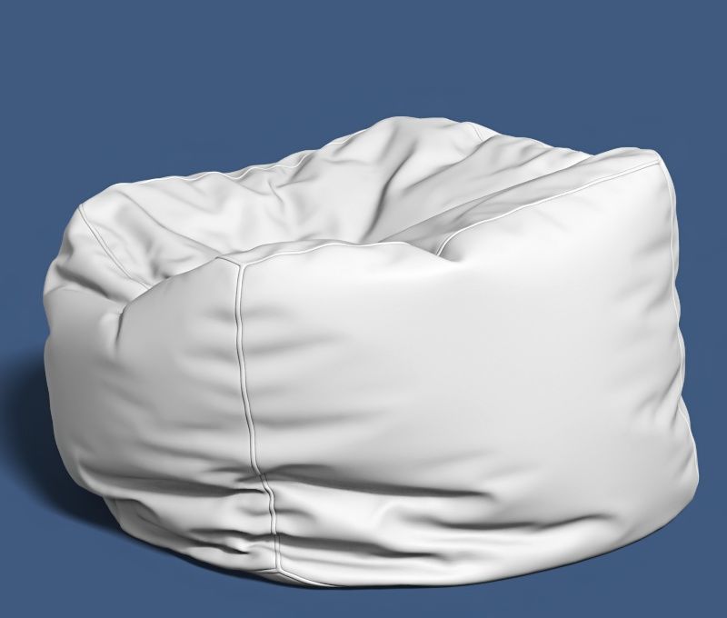 5 bean bag models 3D model_42