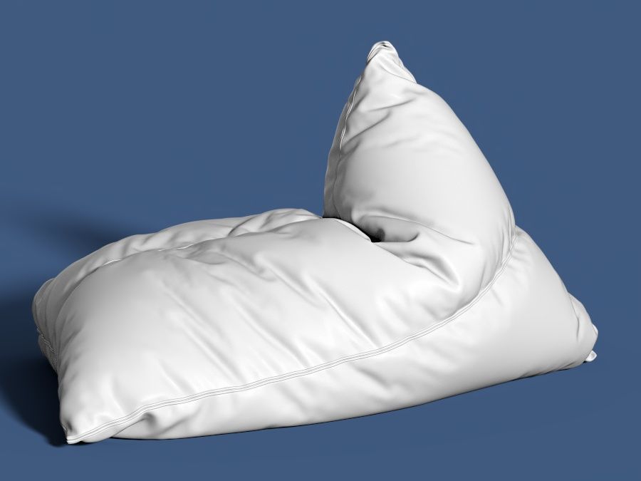 5 bean bag models 3D model_17