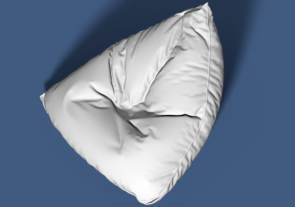 5 bean bag models 3D model_8