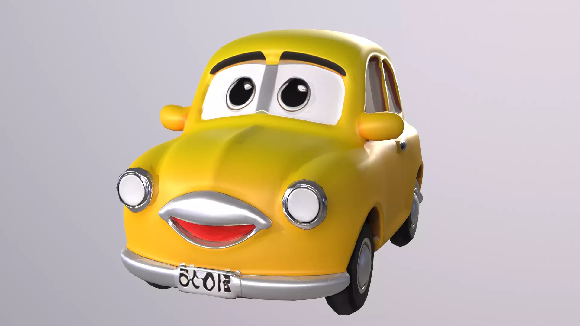 Cartoon Car 3D model