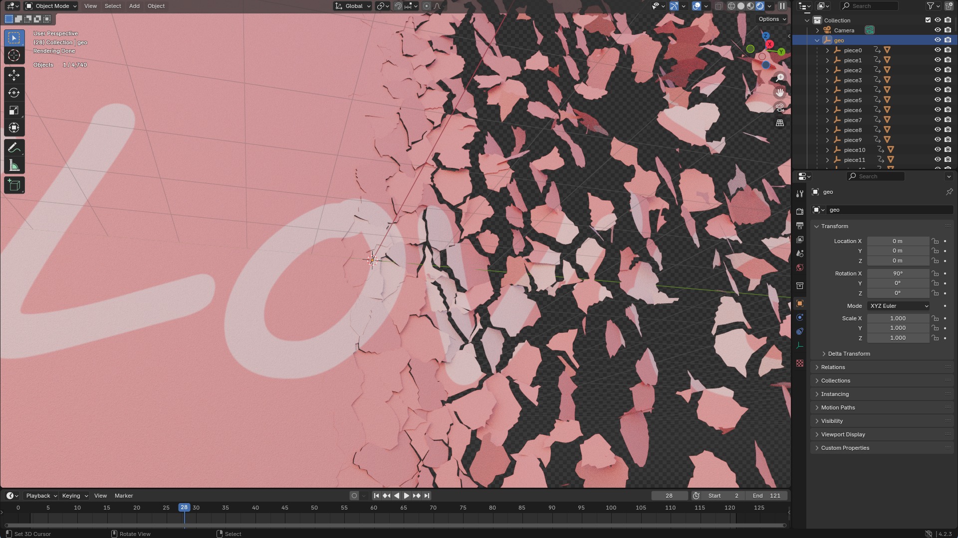 Peeling transition animation 3 3D model_5