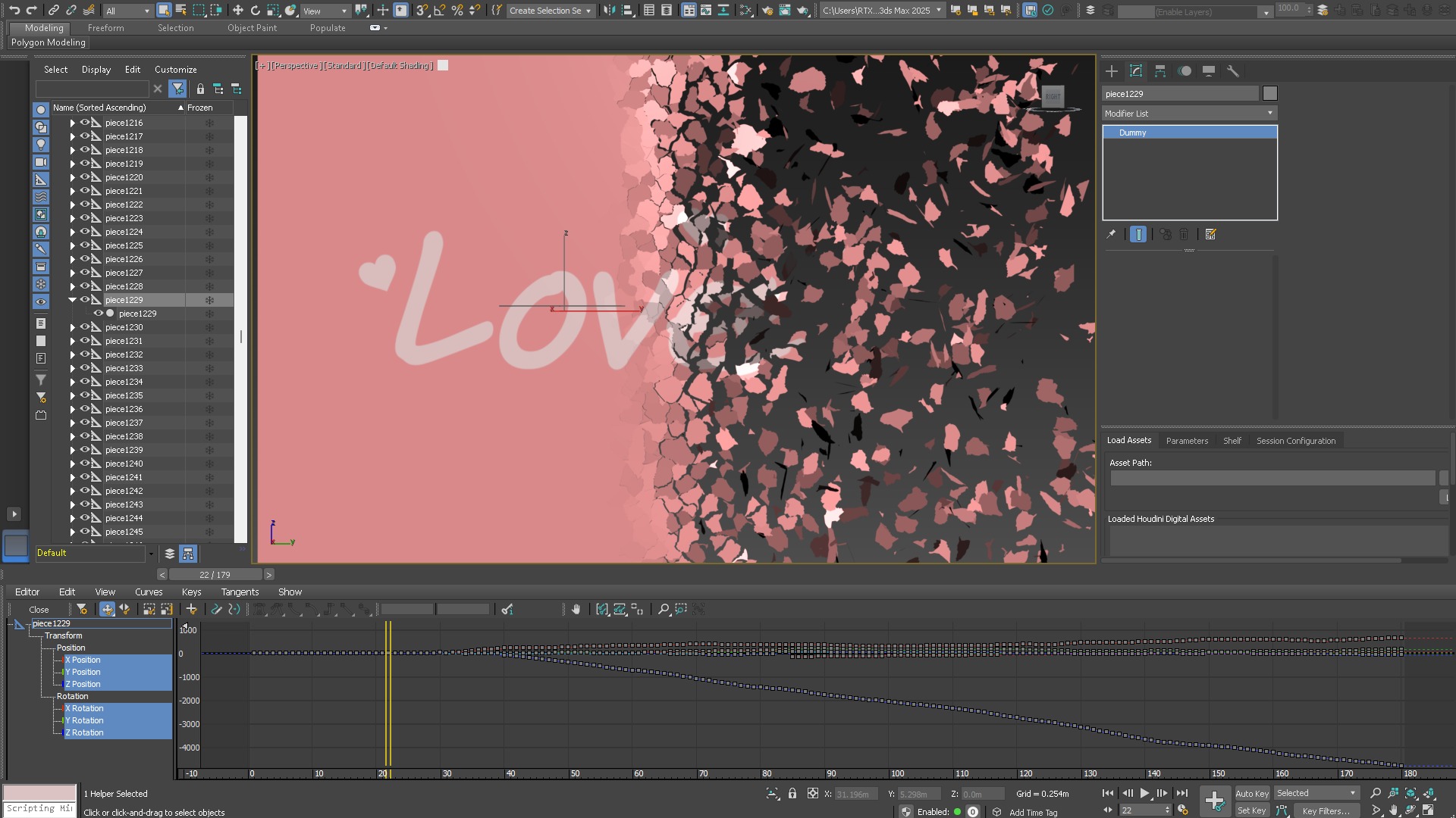 Peeling transition animation 3 3D model_11