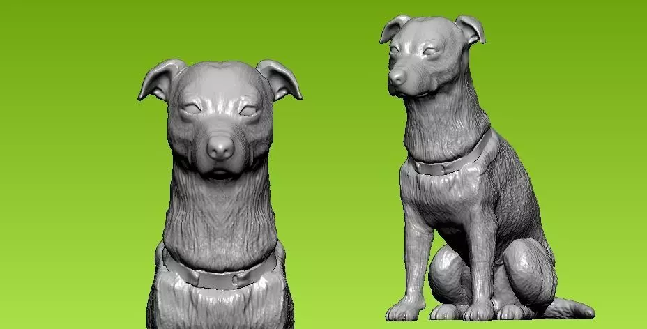 Tweed-russell-terrier dog model - 3D print 3D print model