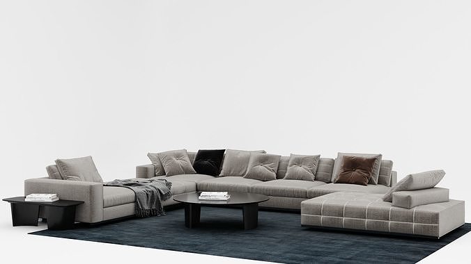 High Quality Sofa 3D model