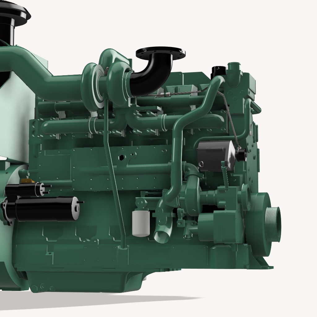 KTA 19 G CUMMINS ENGINE 3D print model_3