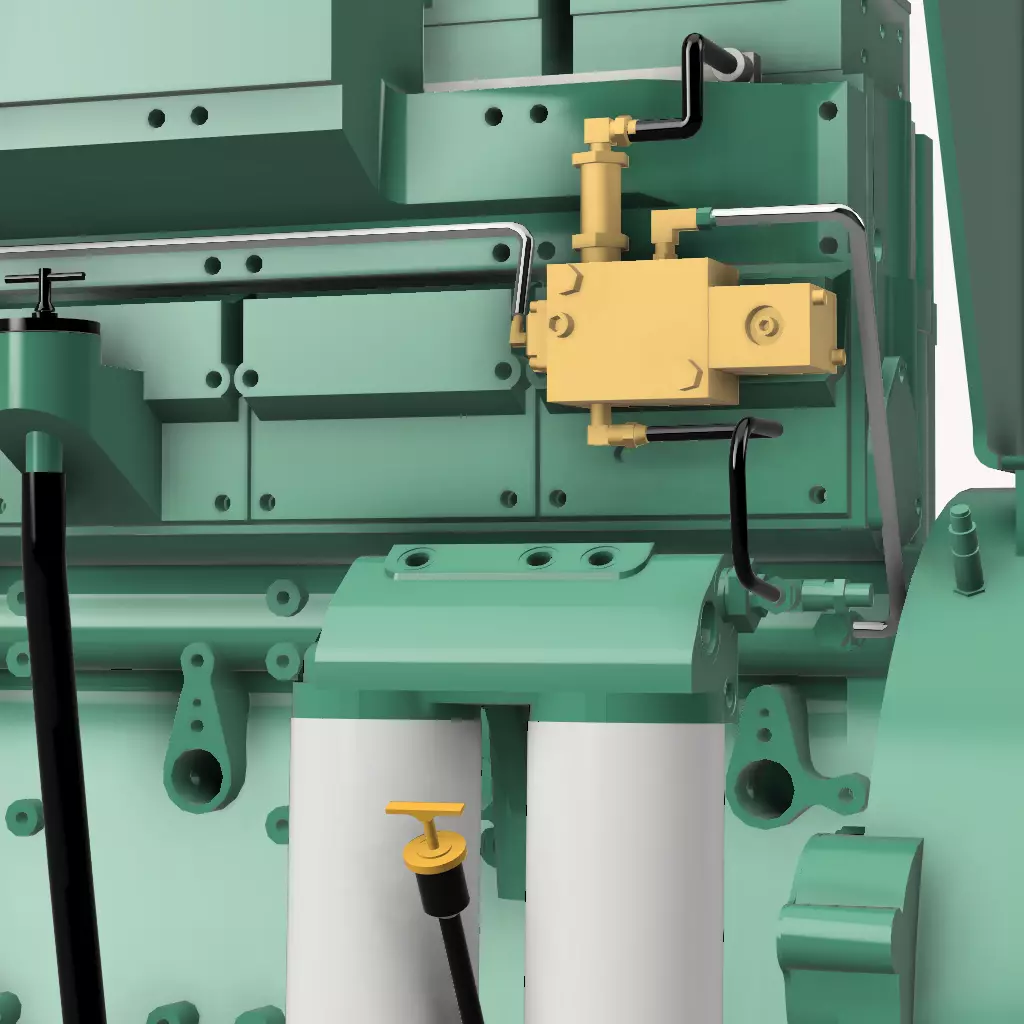 KTA 19 G CUMMINS ENGINE 3D print model_0