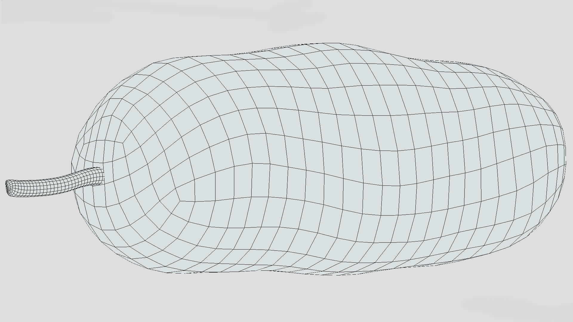 Fruit Artocarpus Integer  Low Poly 3D model_10