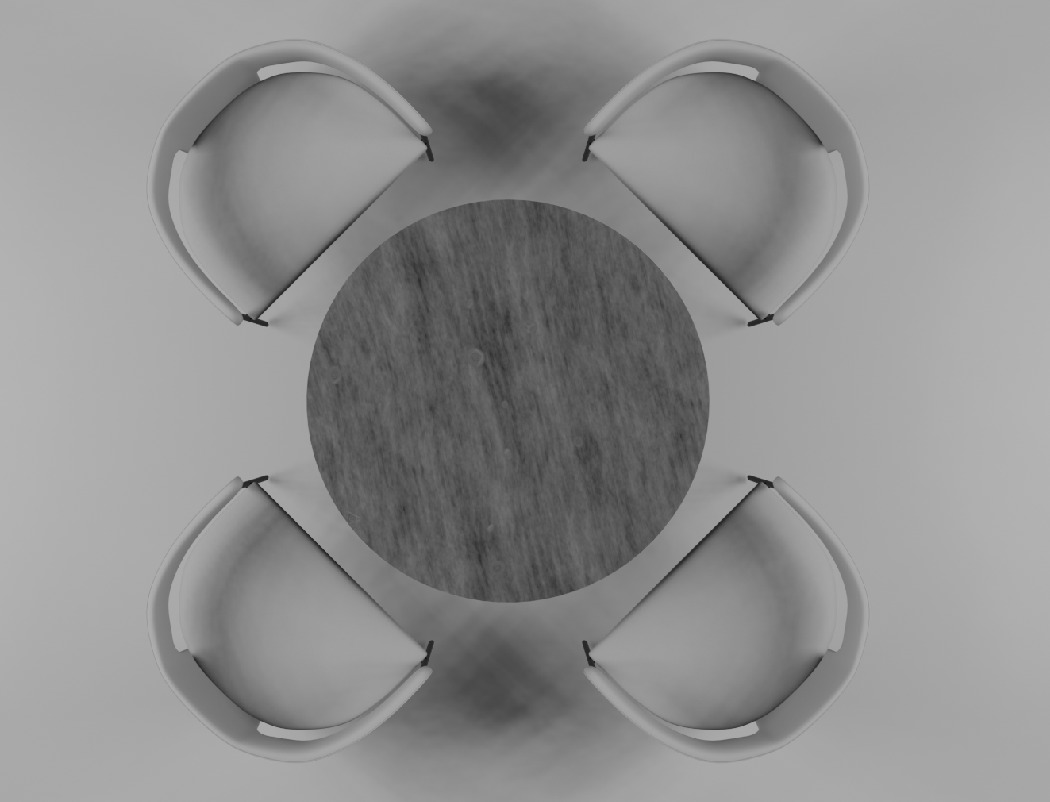 3D Model of a Stylish Furniture Set for Interior Design 3D model_2