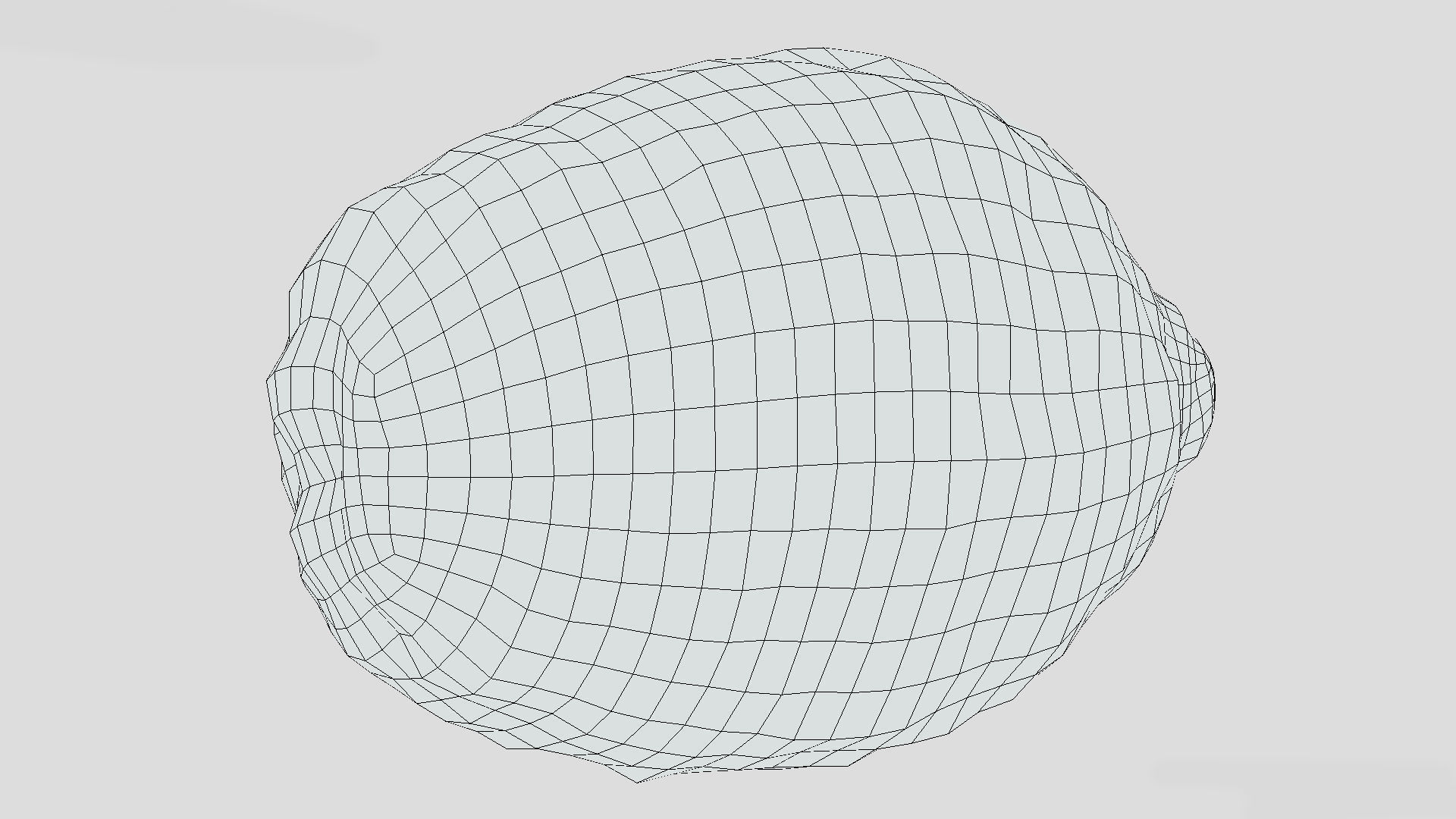 Fruit Citron Low Poly 3D model_9