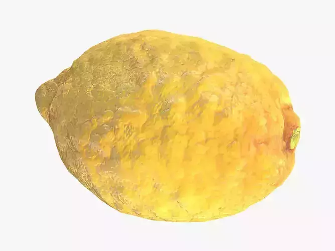 Fruit Citron Low Poly 3D model