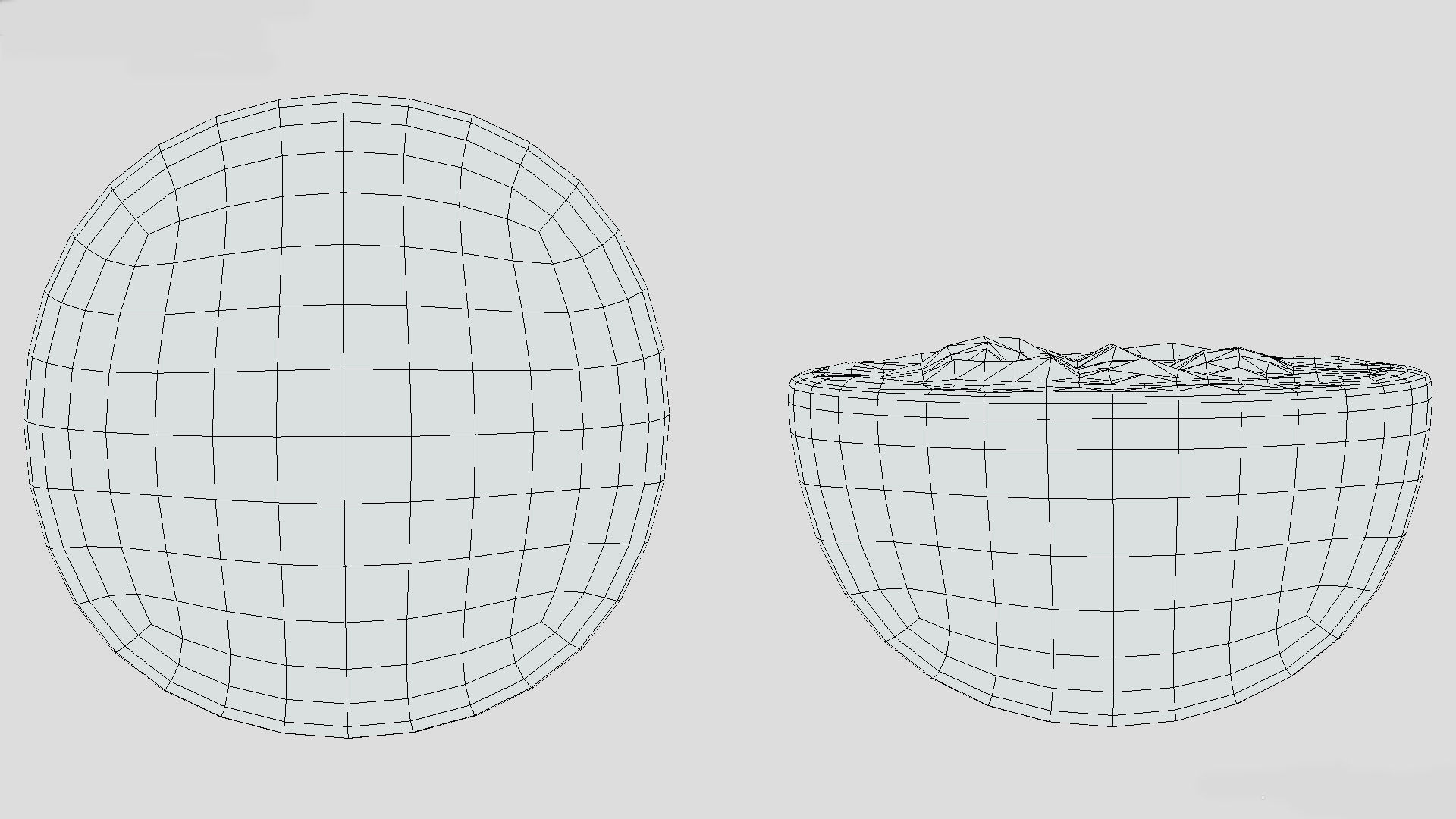 Fruit Diospyros Nigra Low Poly 3D model_9