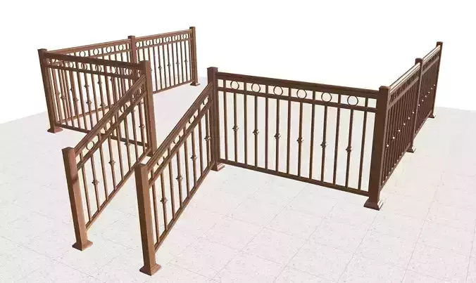 Aluminum deck railings