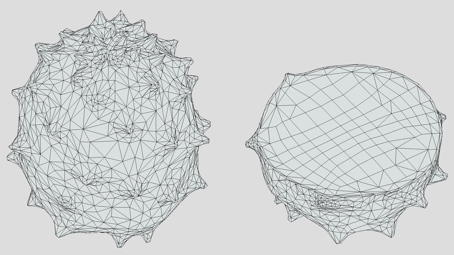 Fruit Horned Melon 02 Low Poly 3D model_10