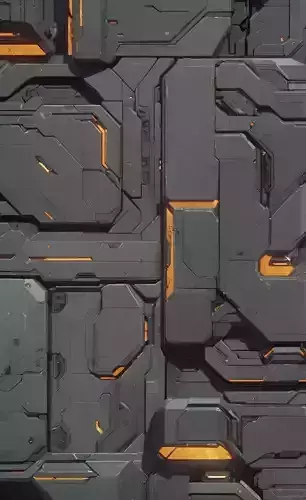 ZTR AI rendered sci-fi texture set