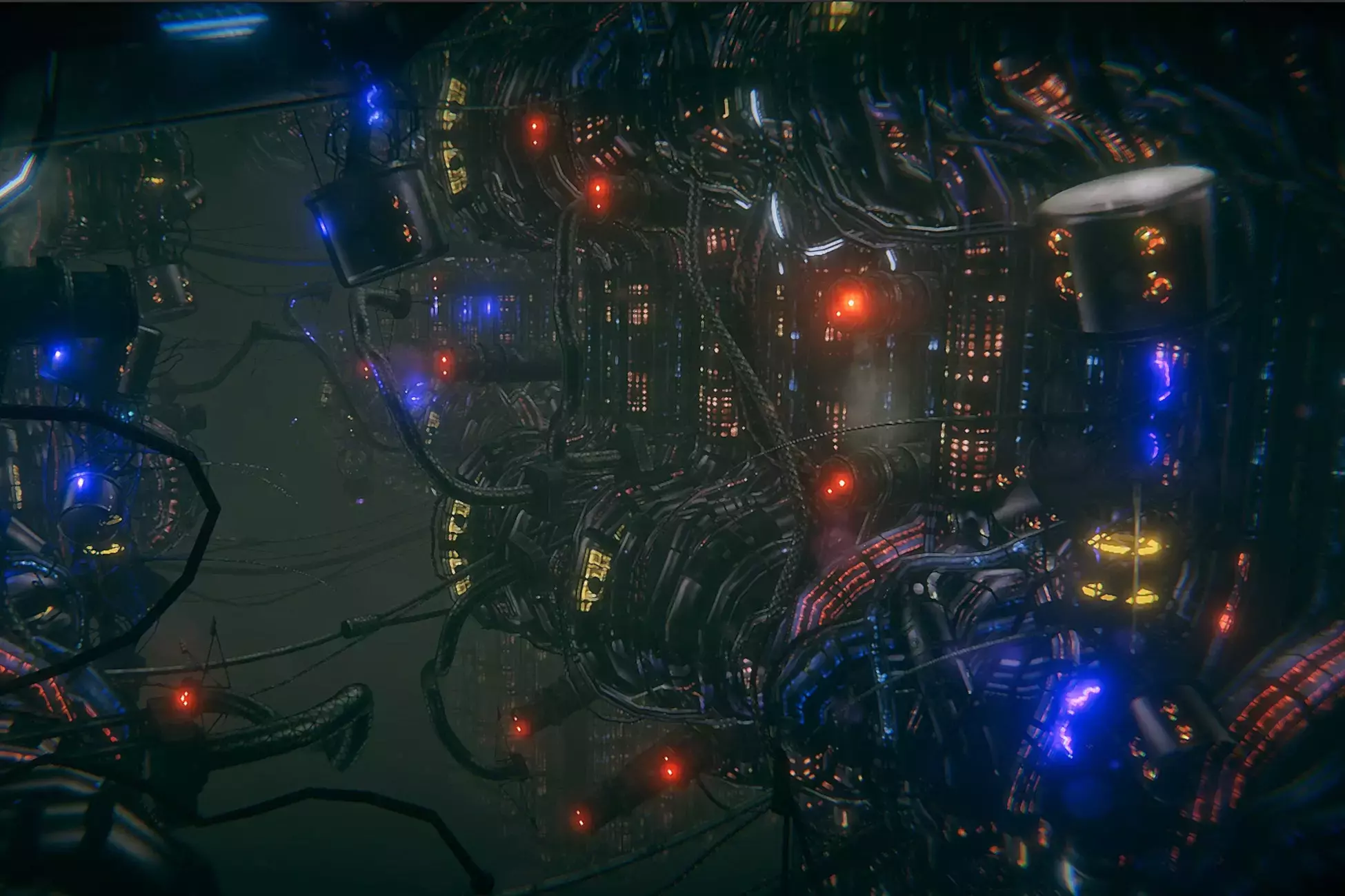 cyberpunk - Glass City BIP Low-poly 3D model_0