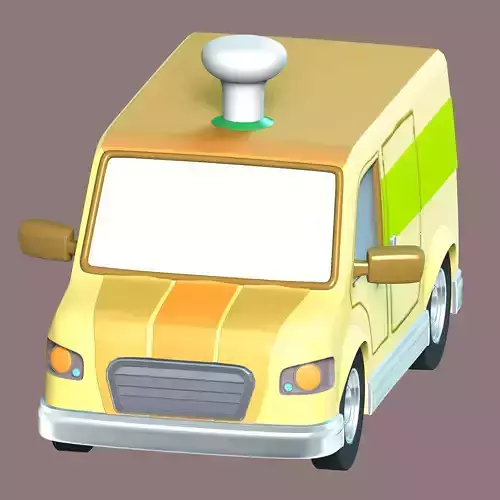 Mr Porter Delivery Van - Paw Patrol 3D print model