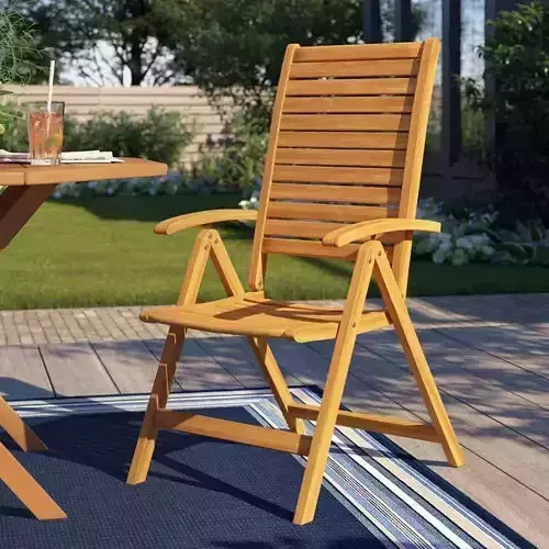 Americo Reclining Beach Chair 3D model