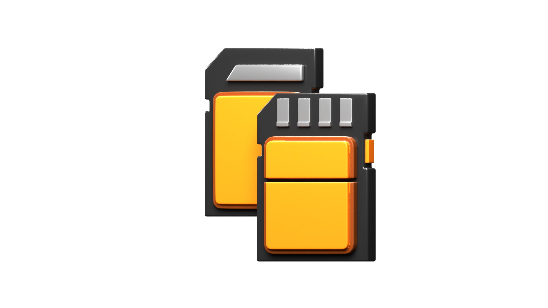 Memory Card 3D model_1