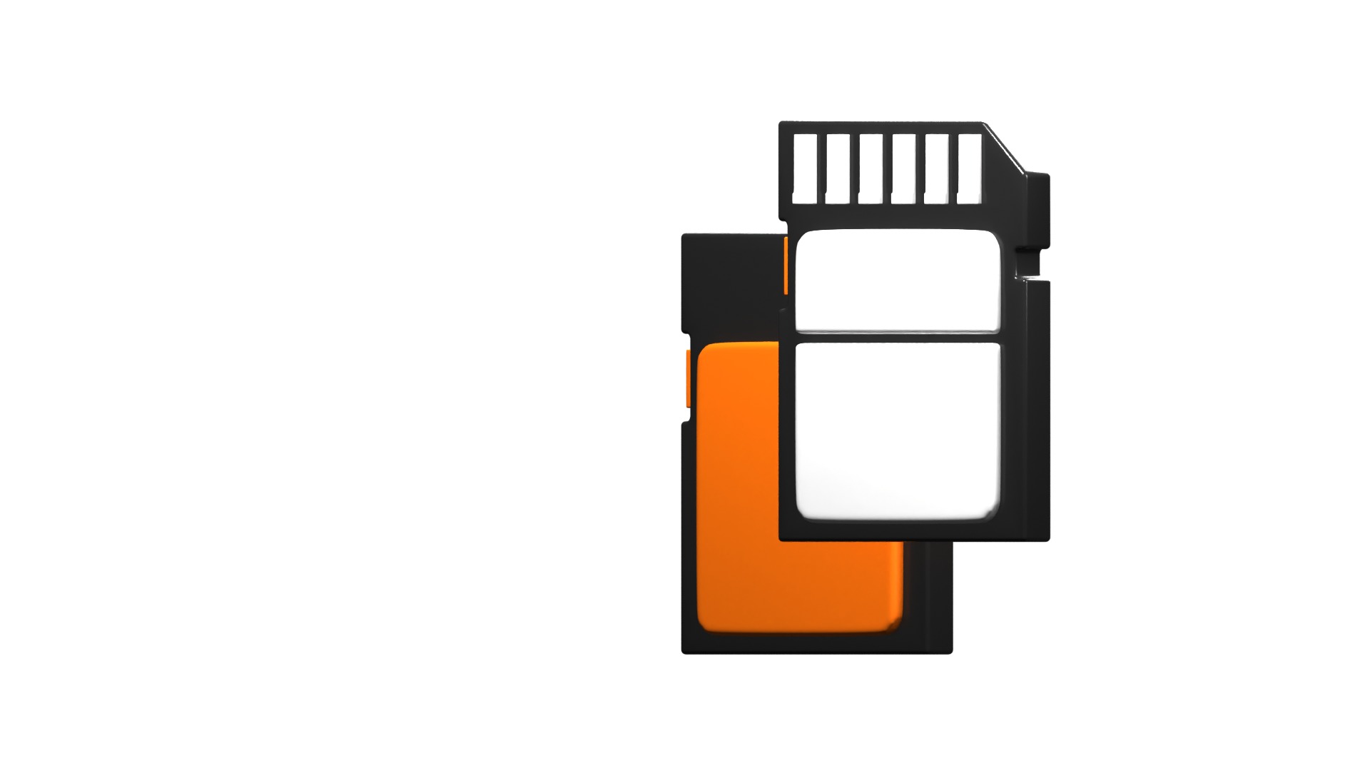 Memory Card 3D model_11