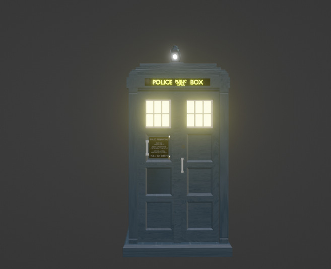 TARDIS 3D model_1