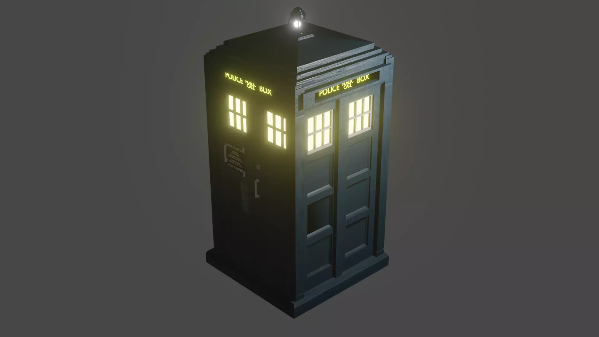 TARDIS 3D model_0