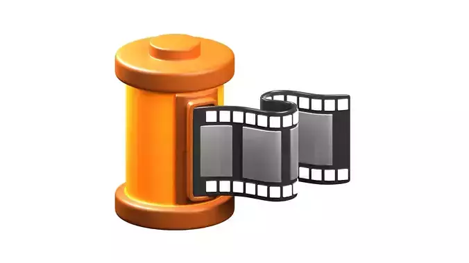Film Roll 3D model