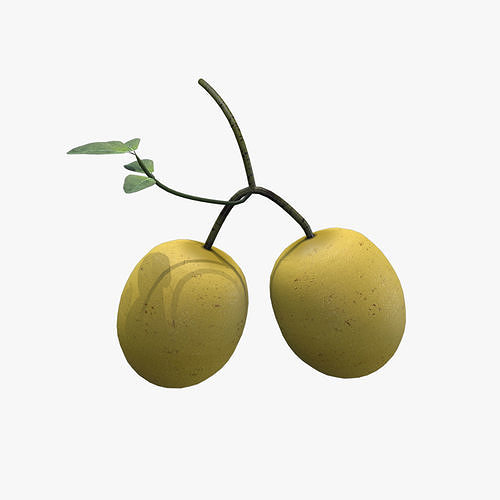 Medieval Marula Low-poly 3D model