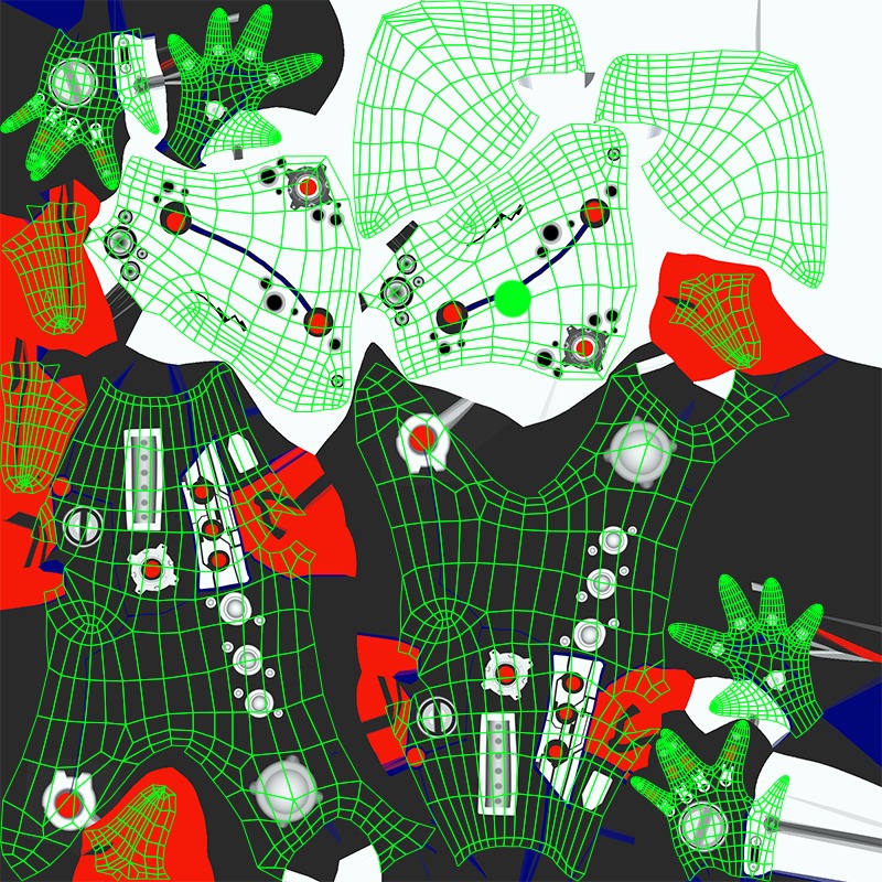 Low Poly Cyborg - Luminexa Low-poly 3D model_20