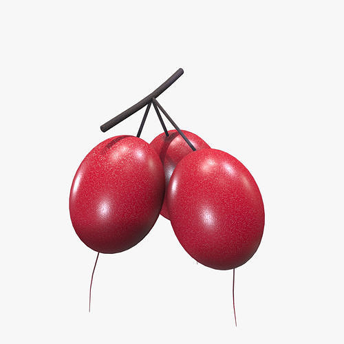 Medieval Miracle Fruit Low-poly 3D model