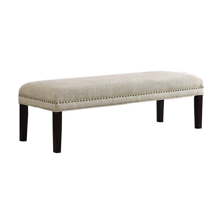 Bobby Upholstered Bench - 2 Colour 3D model_3