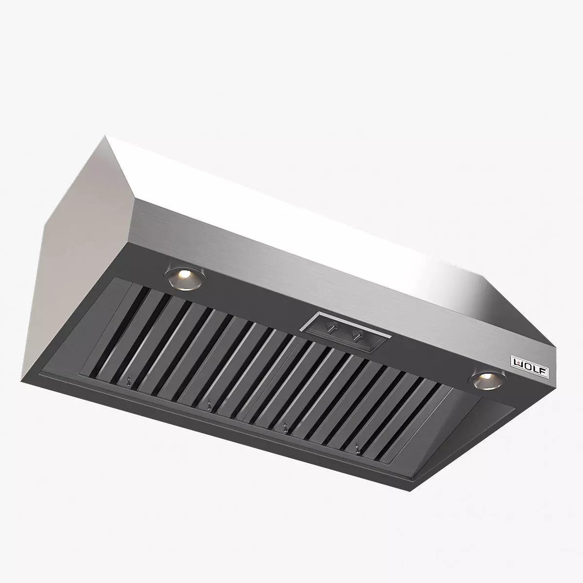 Wolf Wall Mount Canopy Range Hood PW422418 3D model_0