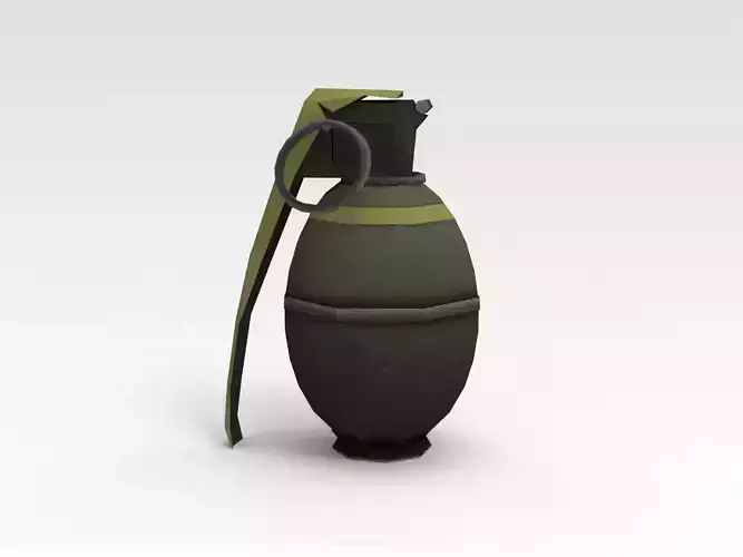 Grenade Low-poly 3D model