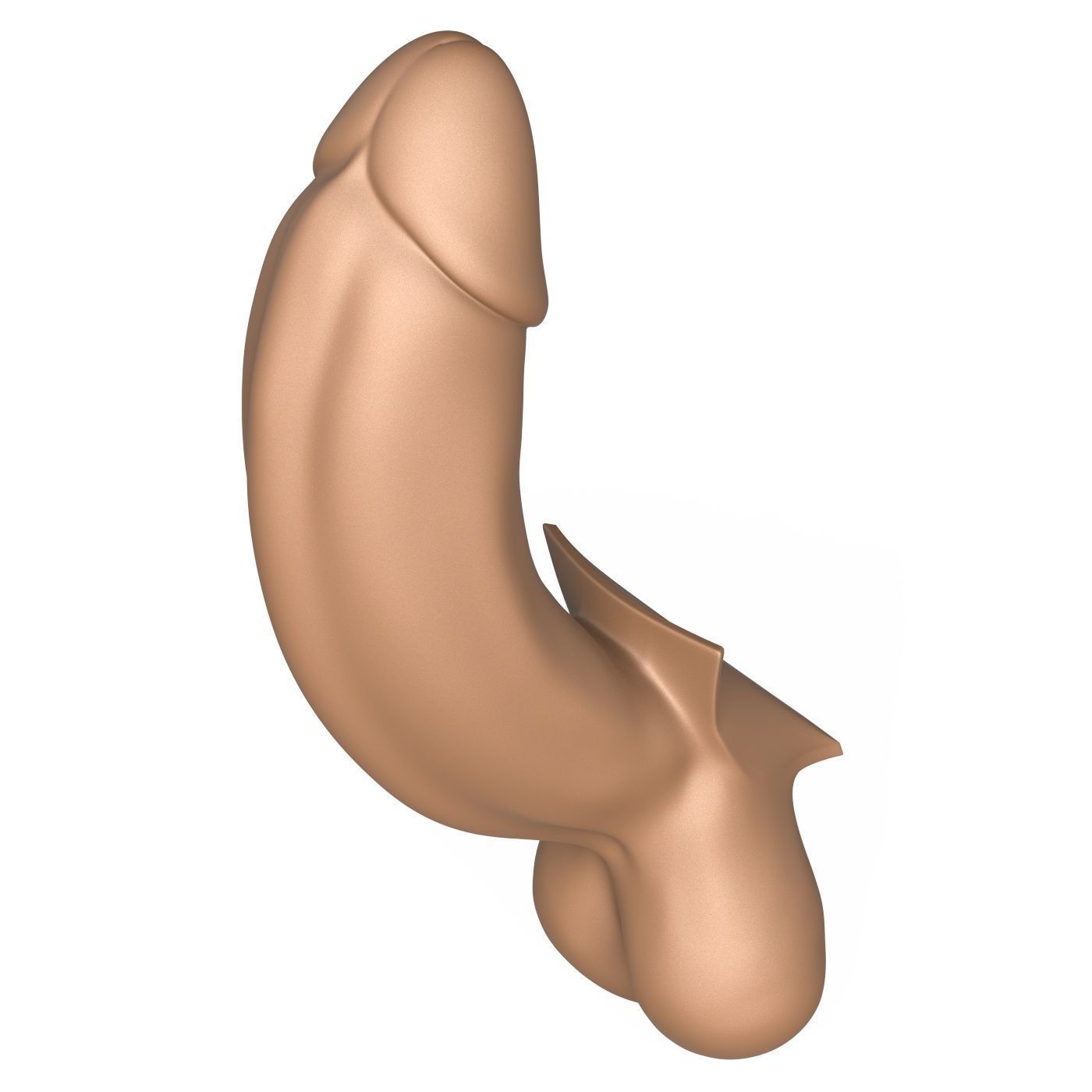 3D Print Ready Full Erect Penis 3D print model_5