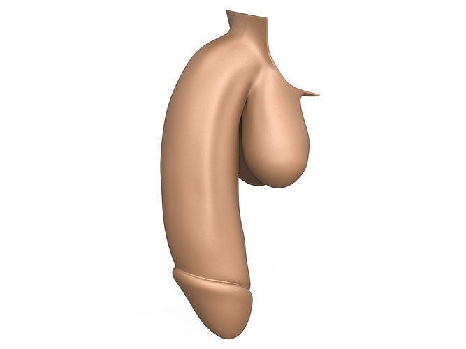 3D Print Ready Monster Penis 3D print model