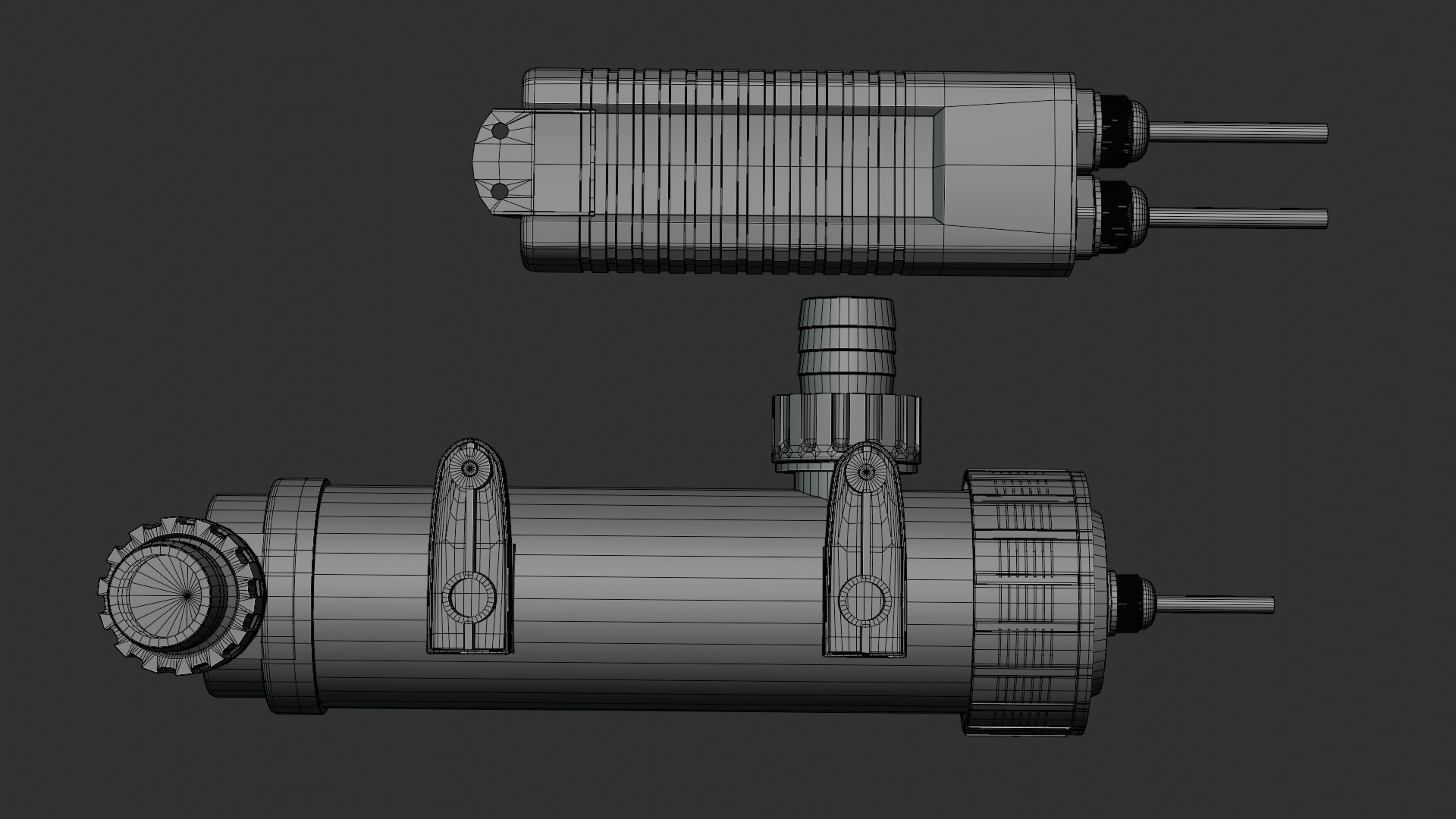 Fish Tank Lamp Filter showcase High detailed 3d model Low-poly 3D model_9