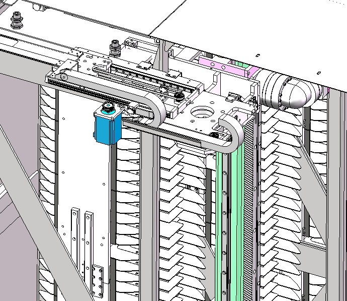 SMT Intelligent storage SMT intelligent electronic material rack 3D model_3