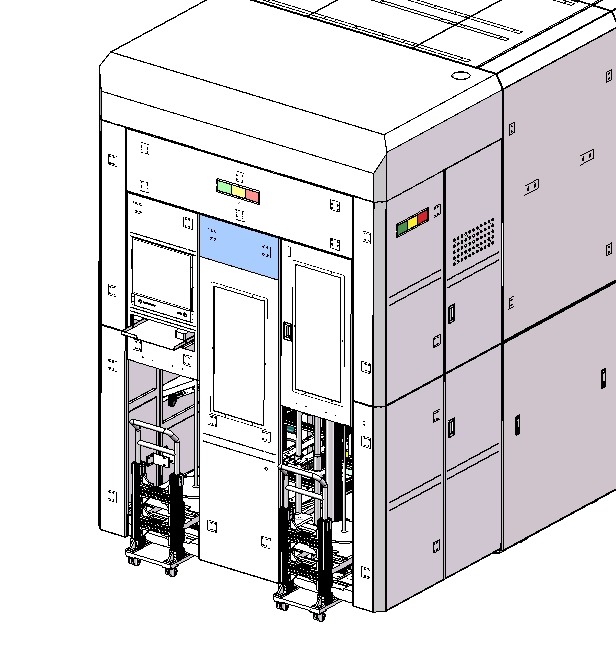 SMT Intelligent storage SMT intelligent electronic material rack 3D model_1