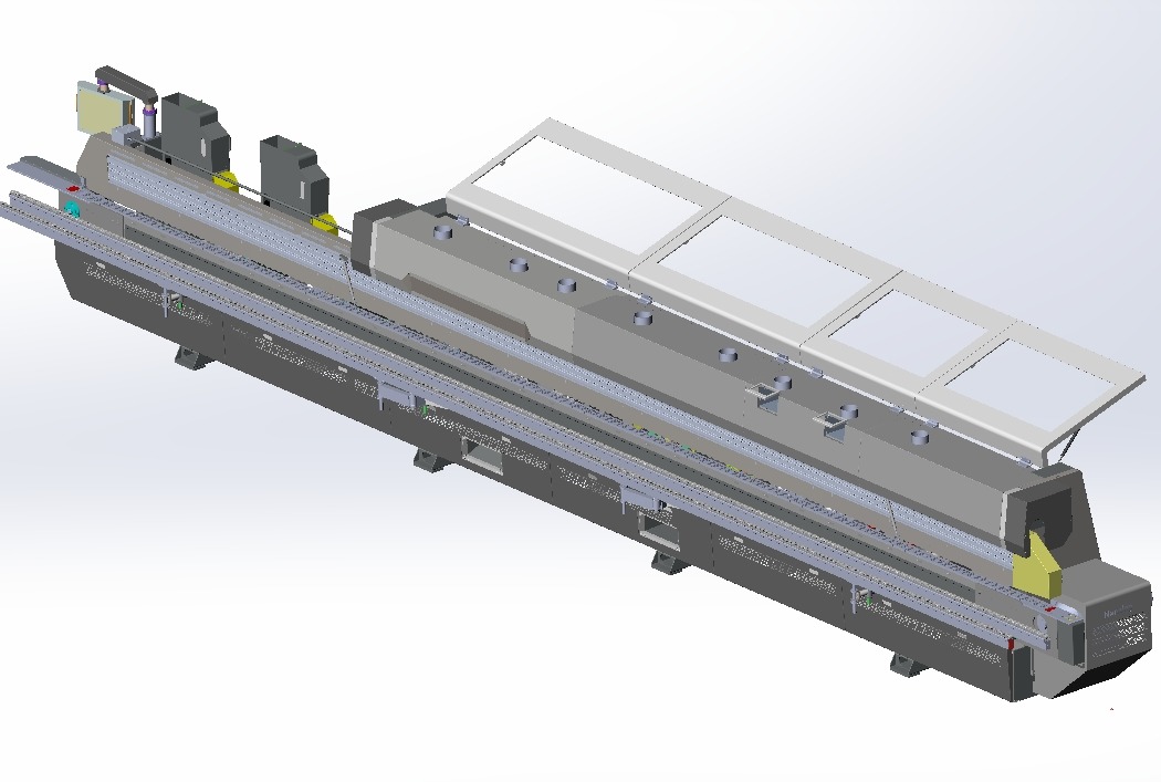 Intelligent panel furniture edge sealing machine 3D model_3