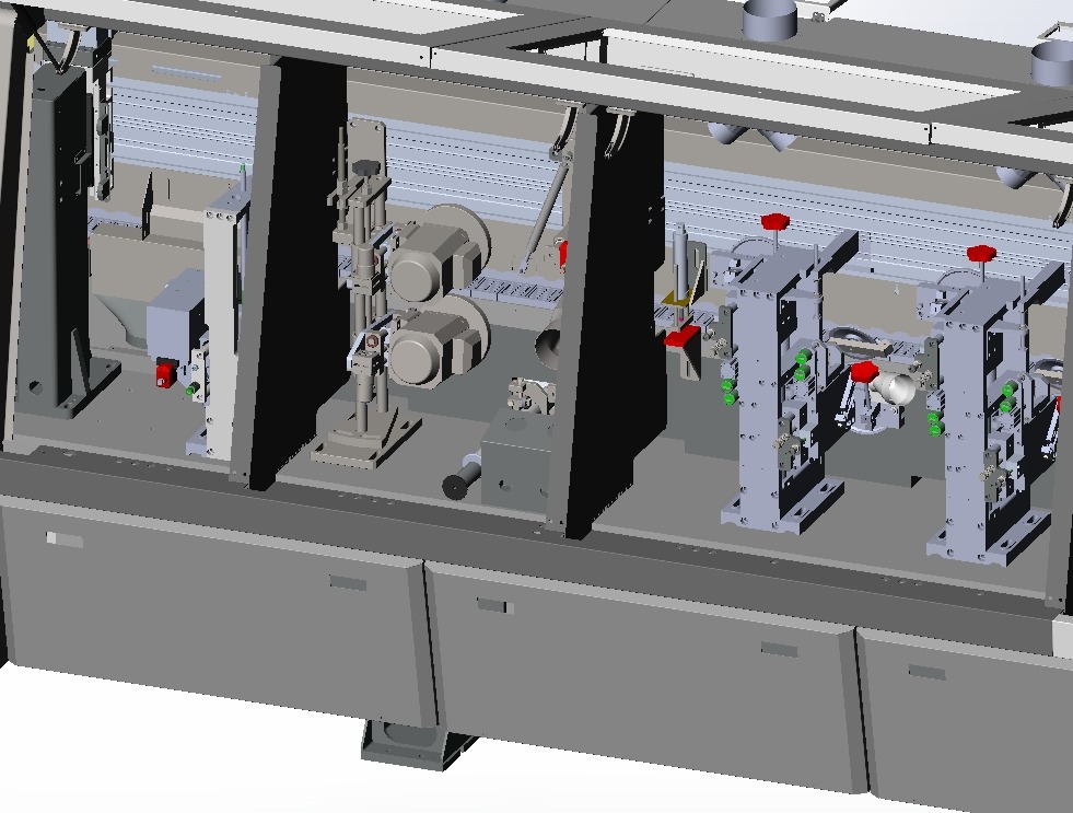 Intelligent panel furniture edge sealing machine 3D model_2