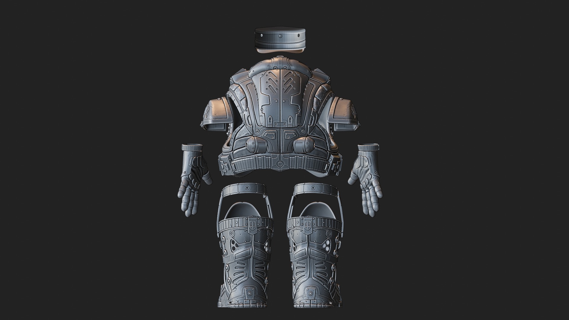 Cosplay Armor Gears of war 3 3d Print 3D print model_3