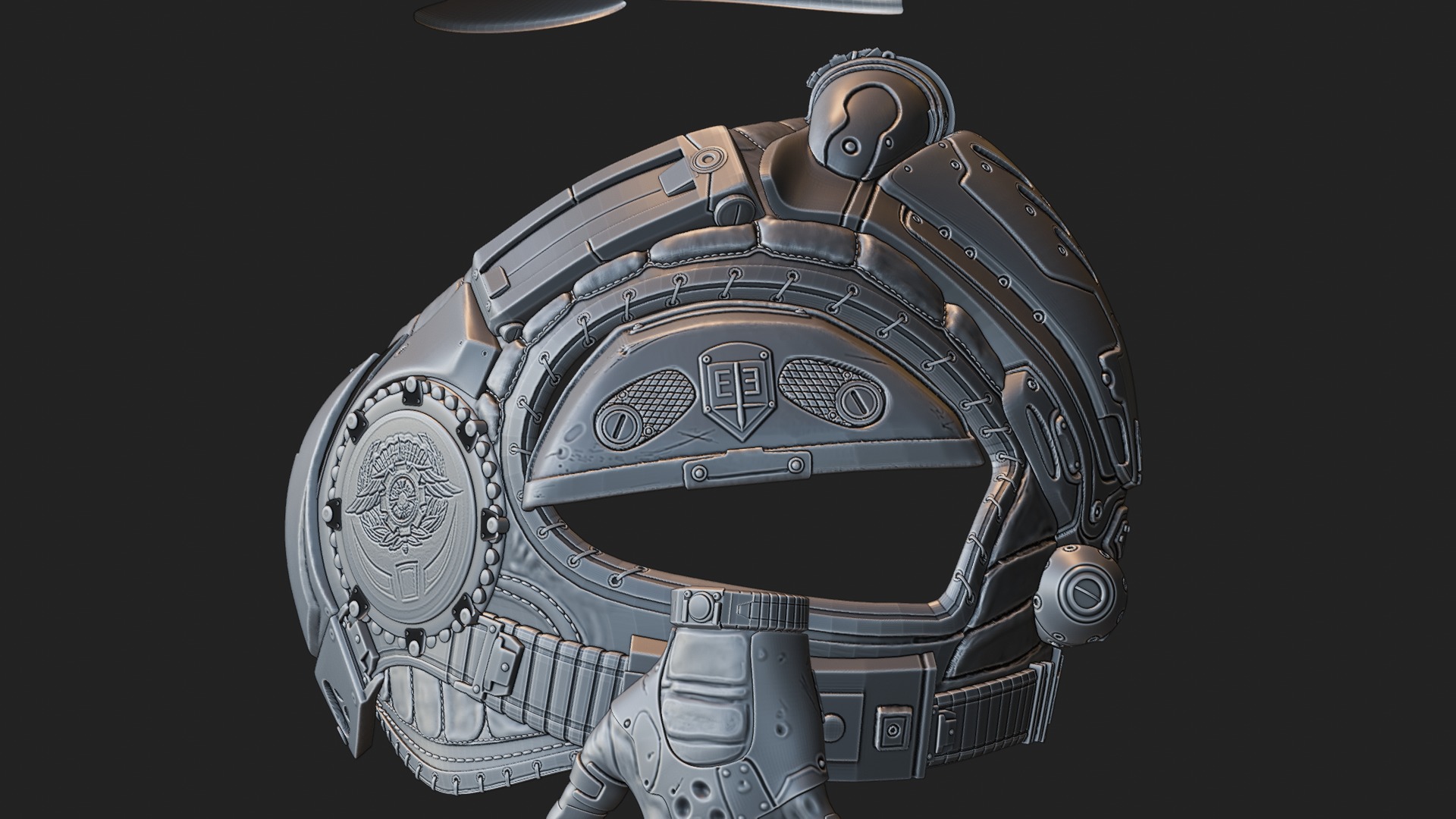 Cosplay Armor Gears of war 3 3d Print 3D print model_4